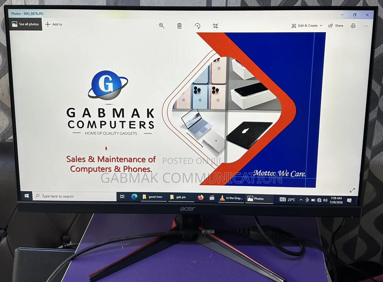 Gaming 27’ Inch Monitor
