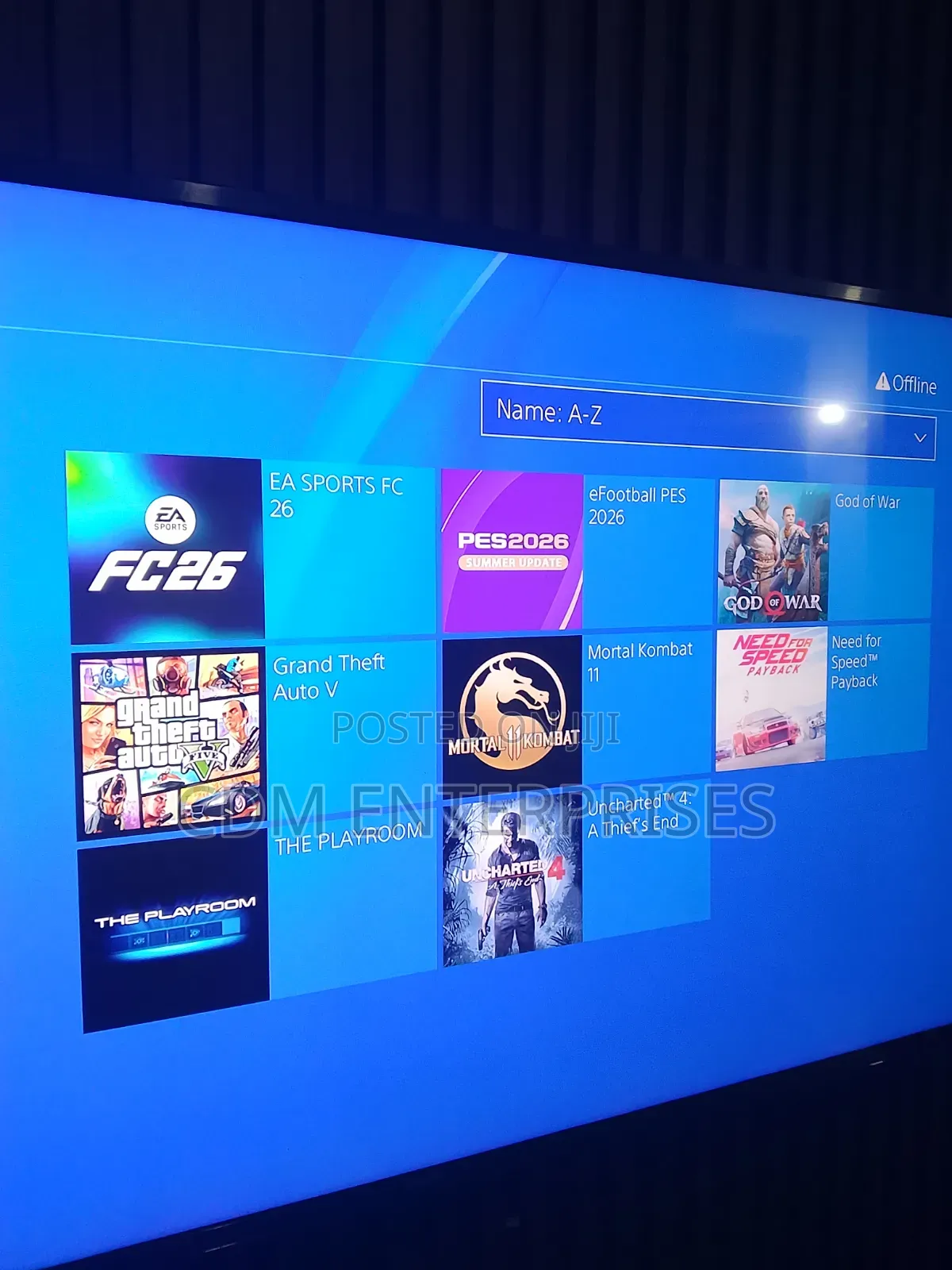 Intact Uk Used Playstation 4 Slim With 7 Games 2 Controllers