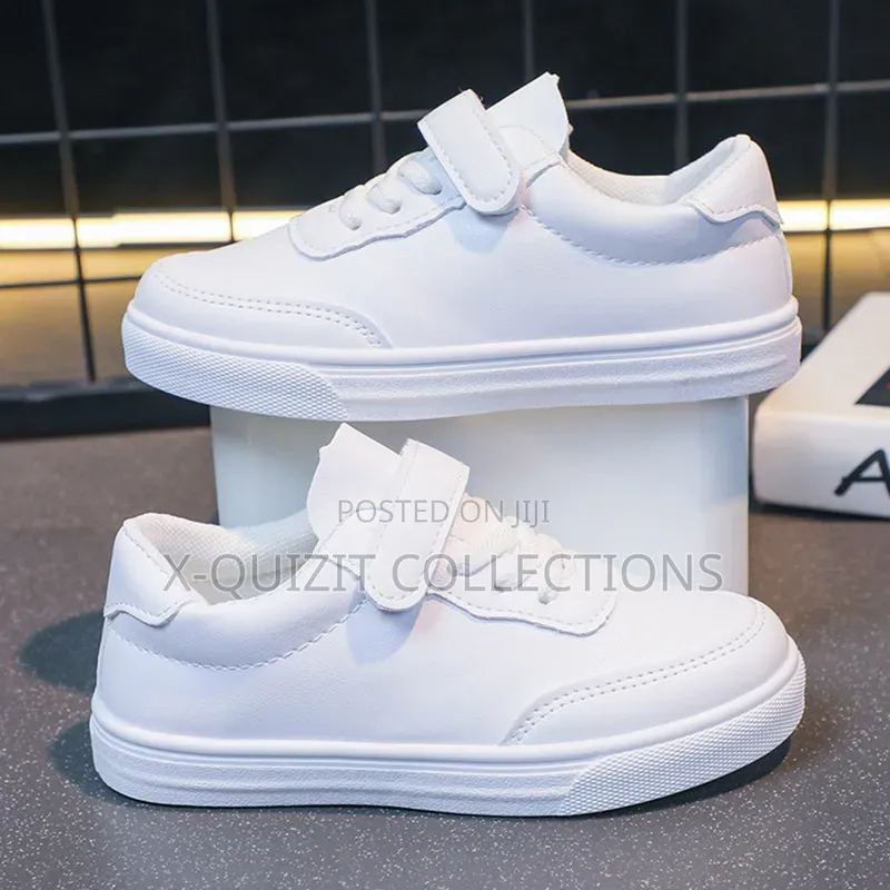 Classic Kids White Sneakers