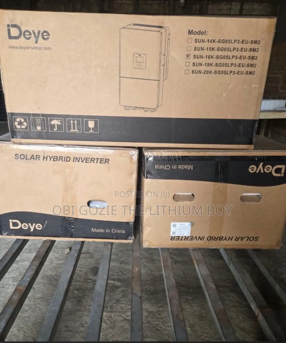 16kW 48V Deye 3-Phase Solar Hybrid Inverter Best Importer of Deye