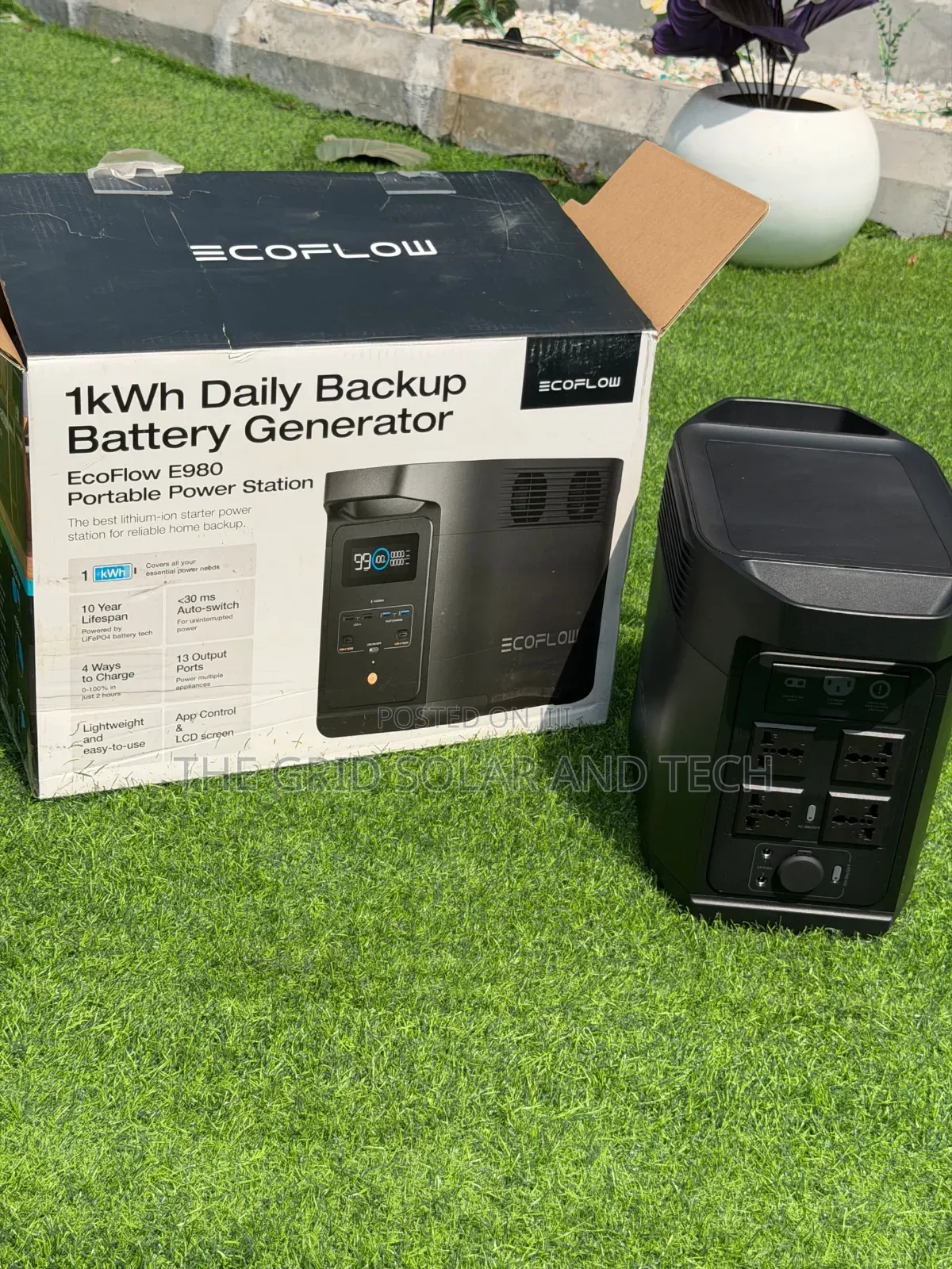 Ecoflow E980 – 1kwh | 500w Output | 750w Surge | 1000w X-Boost |
