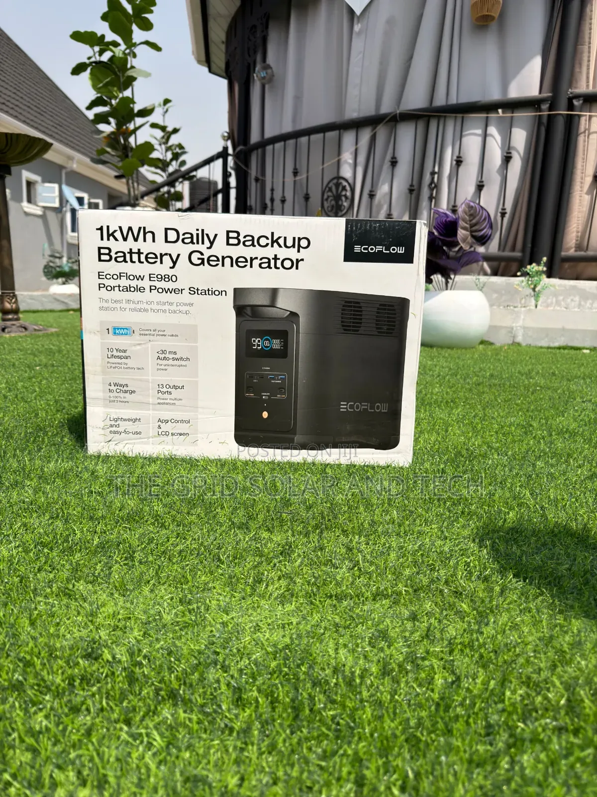 Ecoflow E980 – 1kwh | 500w Output | 750w Surge | 1000w X-Boost |