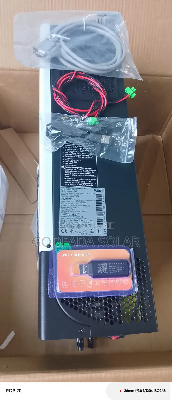 MUST 10KVa Hybrid Solar Inverter | 48V | Dual MPPT | 150A | PV19-10048