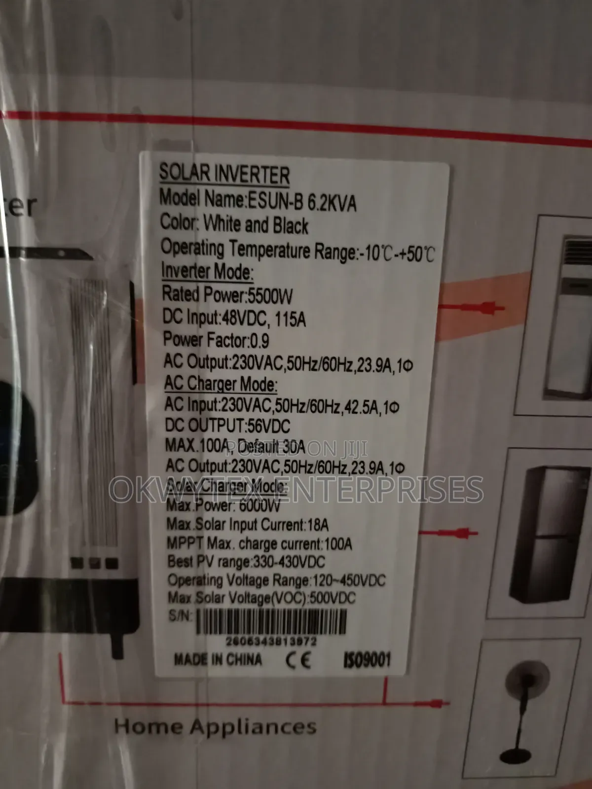 6.2kva 48v Sako Hybrid Inverters