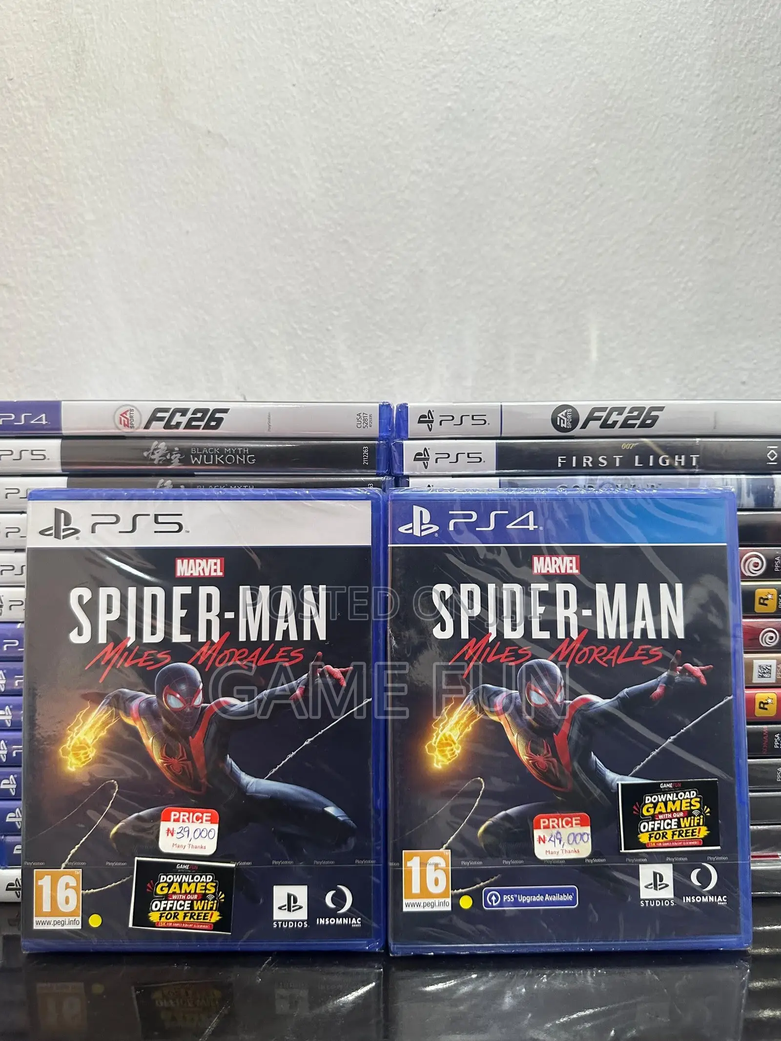 Spiderman Miles Morales PS5 PS4 CD Disc Playstation Games