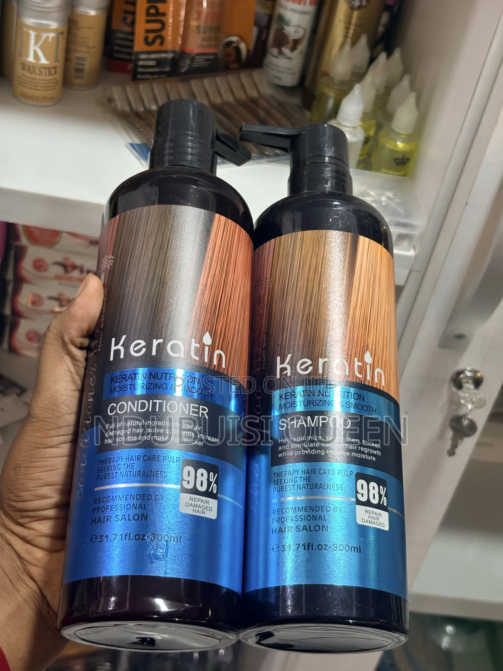Keratin Shampoo and Conditioner