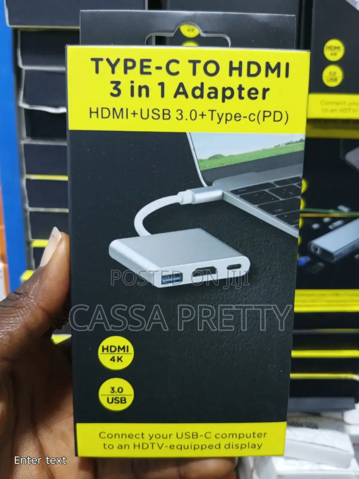 Type-C to HDMI 3 in 1 Adapter
