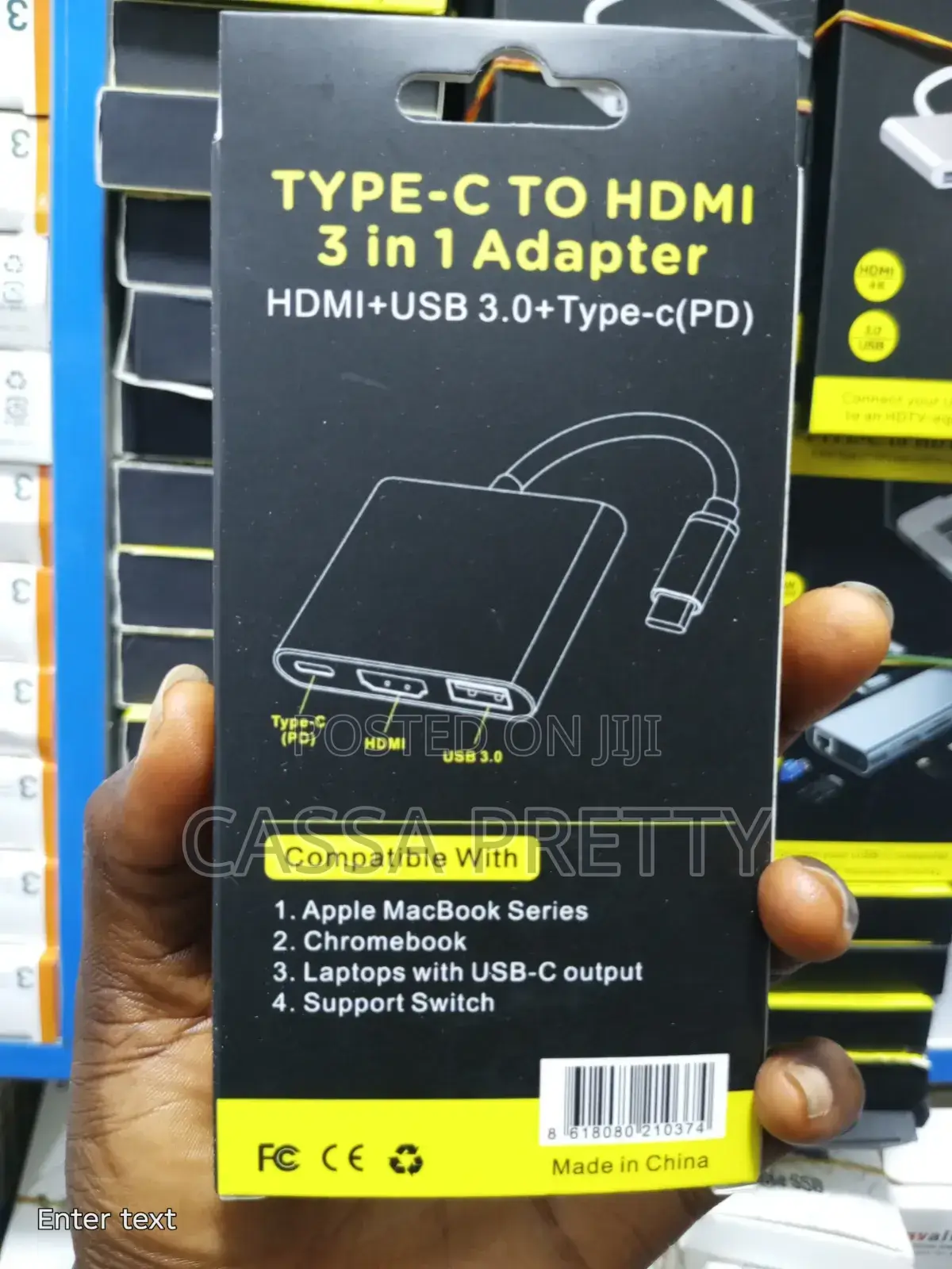 Type-C to HDMI 3 in 1 Adapter