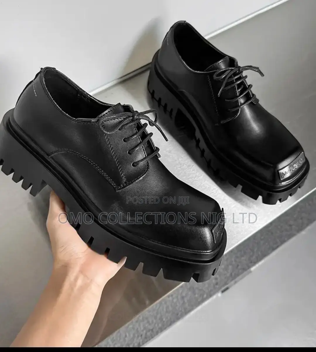 Italian Made Men's Black Leather Sole Style Boots - Fully Boxed