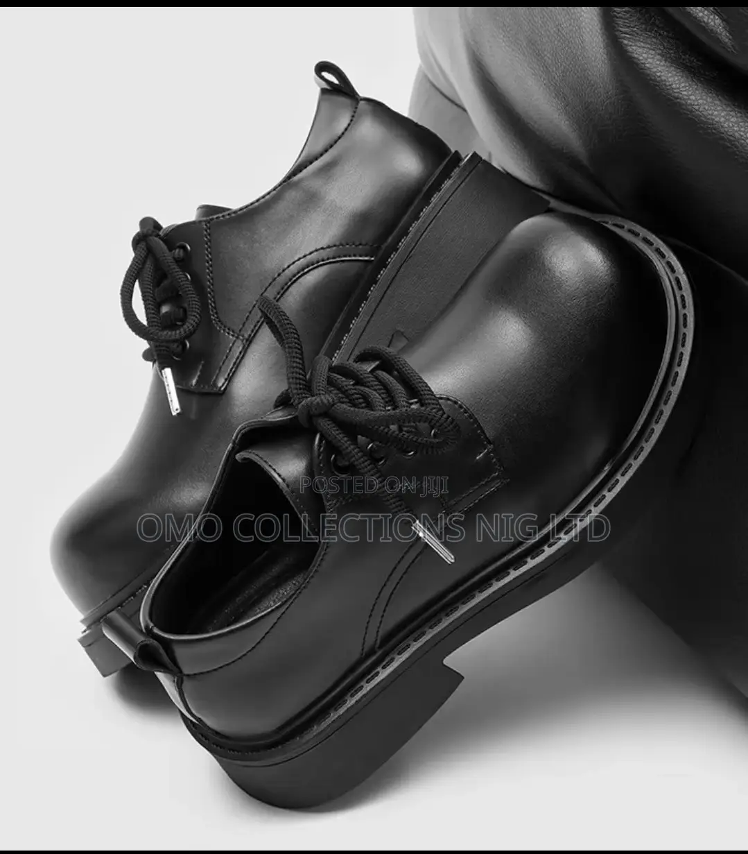 Italian Made Men's Black Leather Sole Style Boots - Fully Boxed