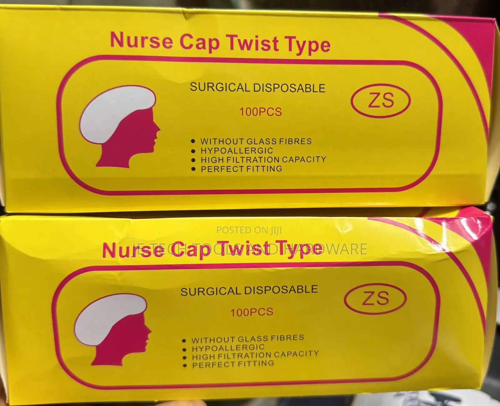 Nurse Cap Twist Type Surgical Disposable Hair Caps