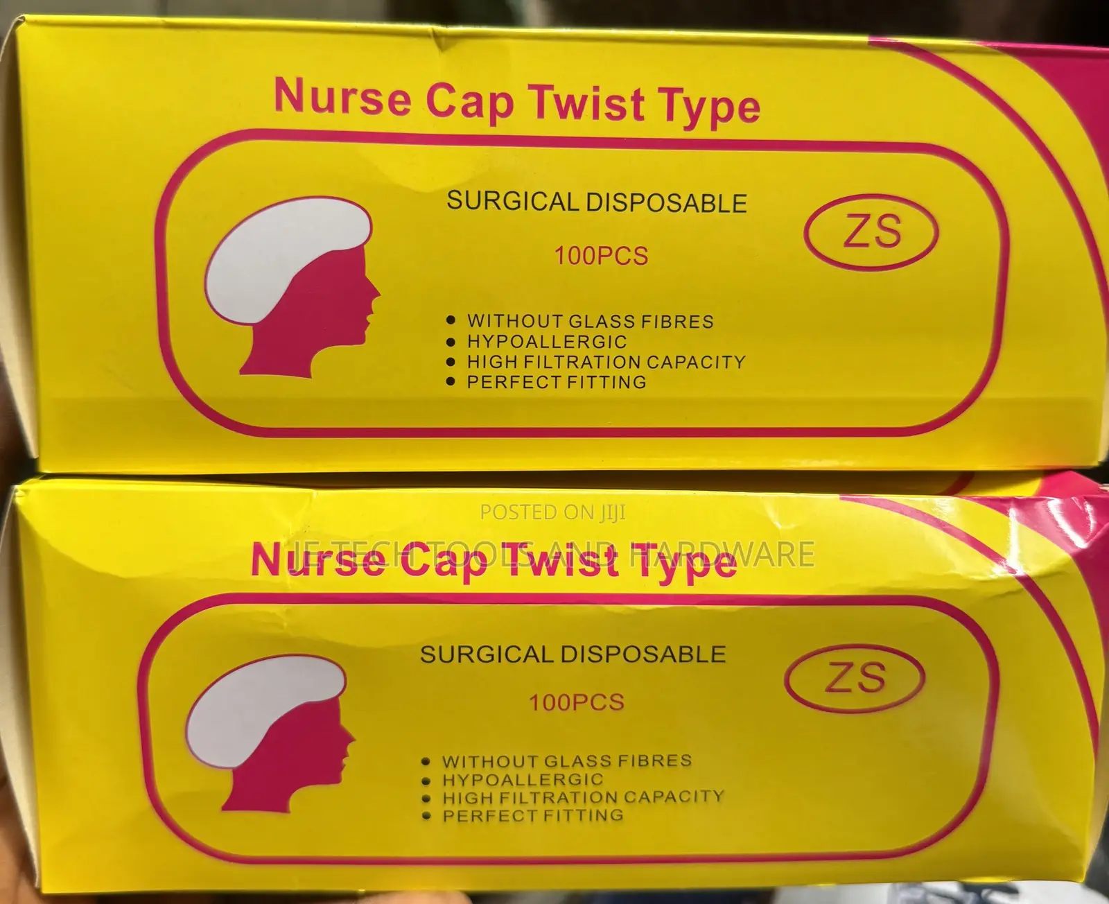 Nurse Cap Twist Type Surgical Disposable Hair Caps