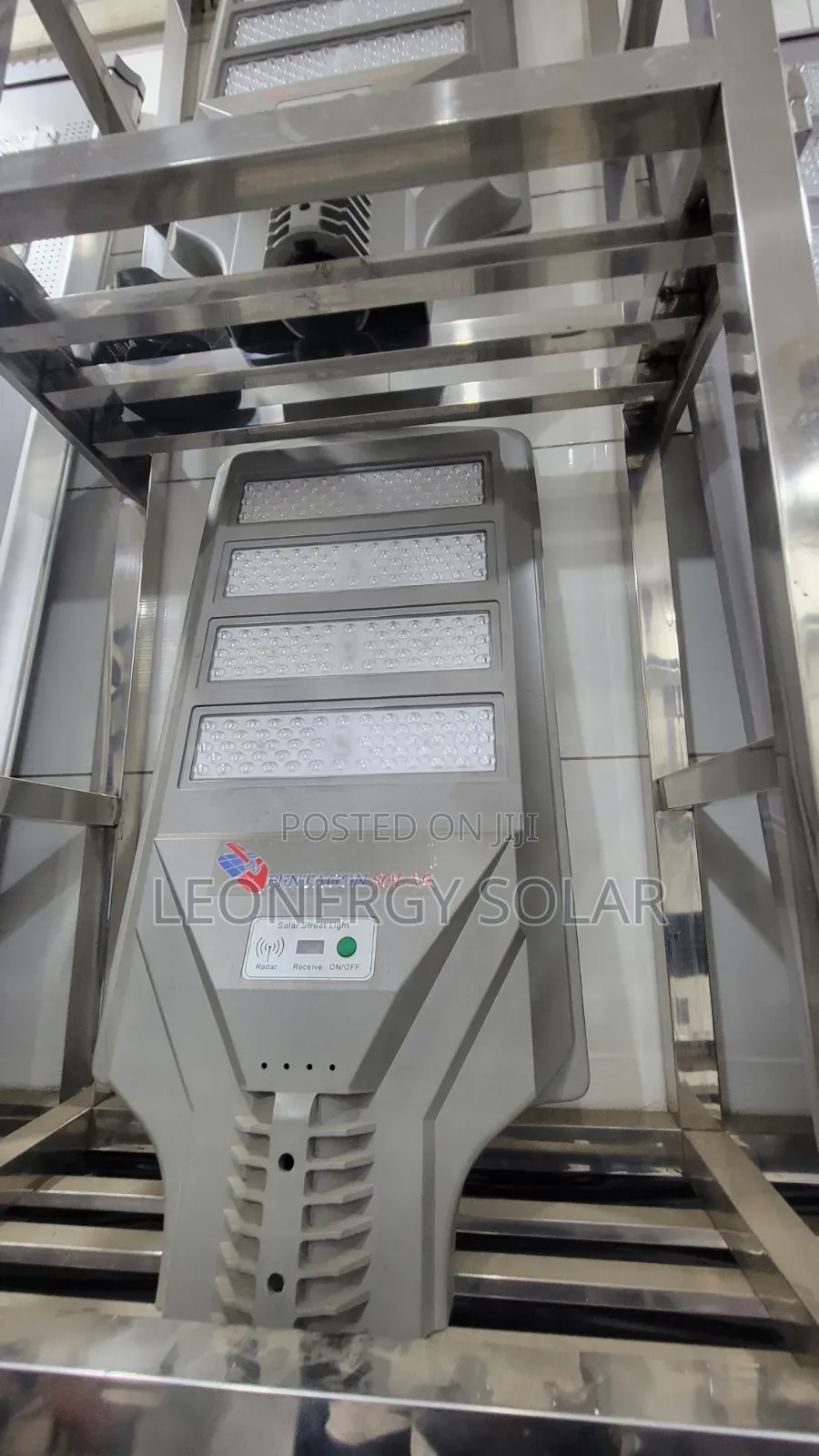Pentagon High-Quality Industrial Solar Street Light 4-Eye Plastic Body
