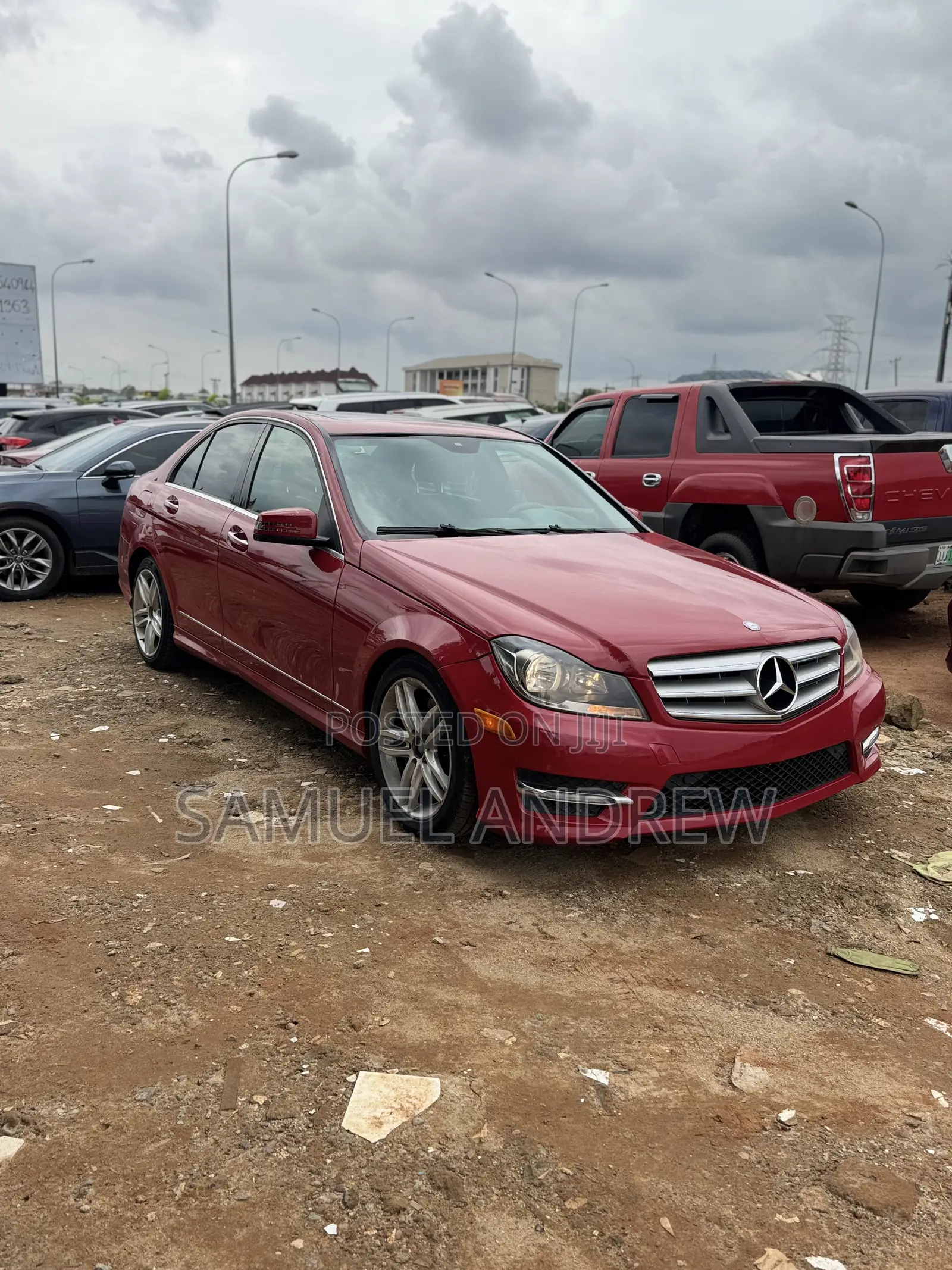 Mercedes-Benz C300 Sport 4Matic Sedan AWD (3.5L 6cyl 7A) 2013 Red