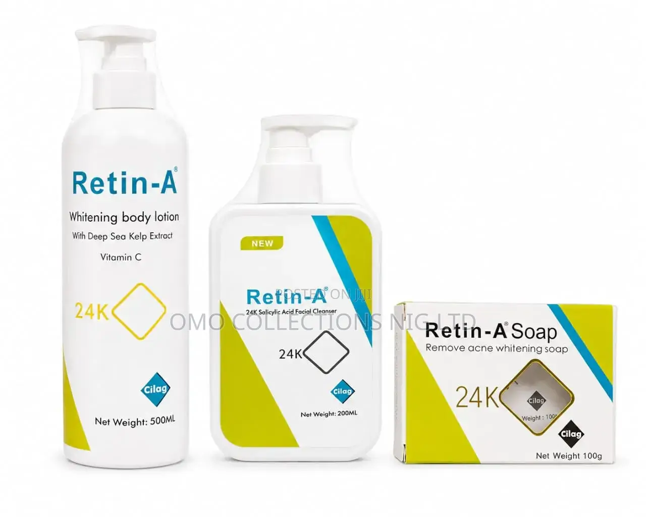 Retin-a Acne Treatment Set – Salicylic Acid Cleanser + 2 Soaps