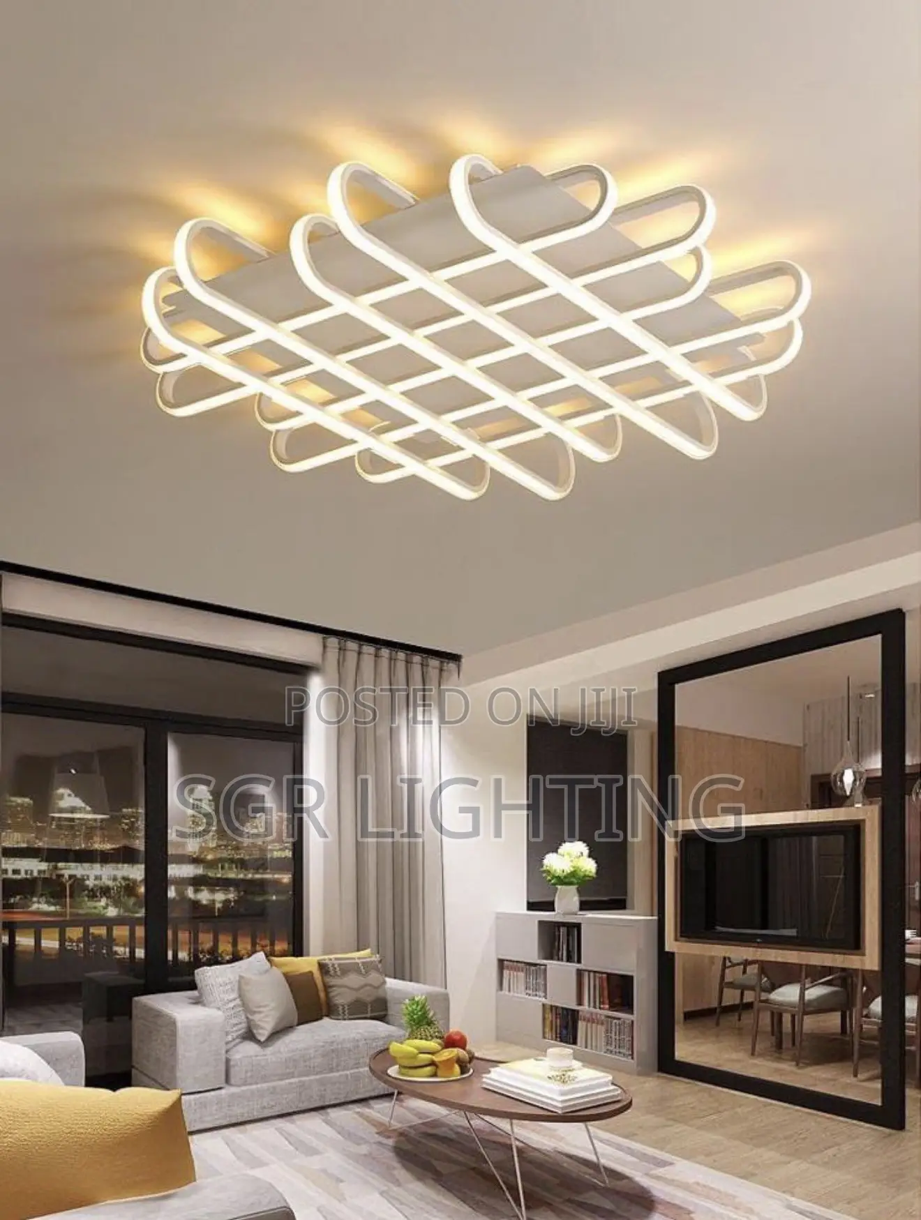 Modern LED Ceiling Lights for Living Room Bedroom Chandelier