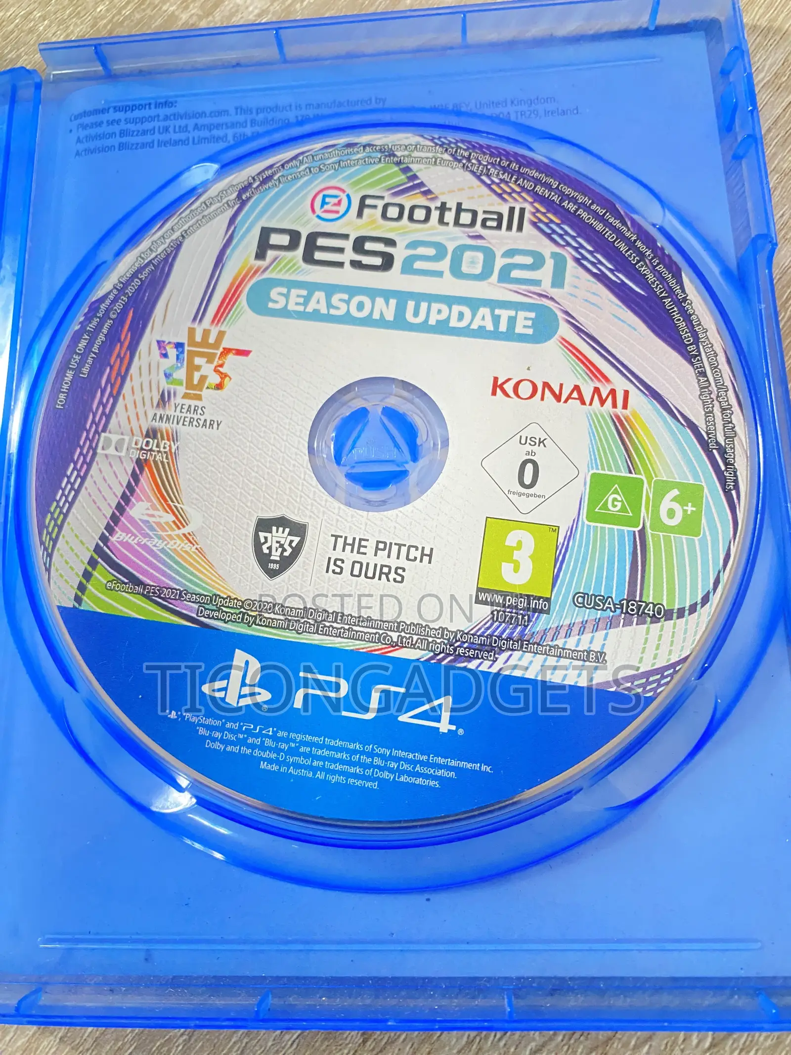 Pes21 for Ps4