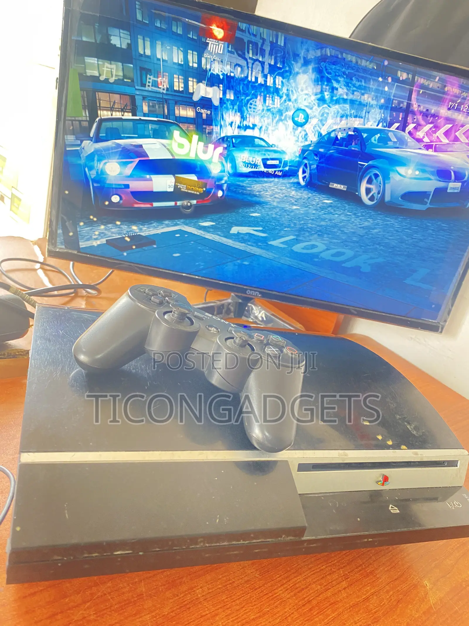 PS3 Fat With Games and One Pad