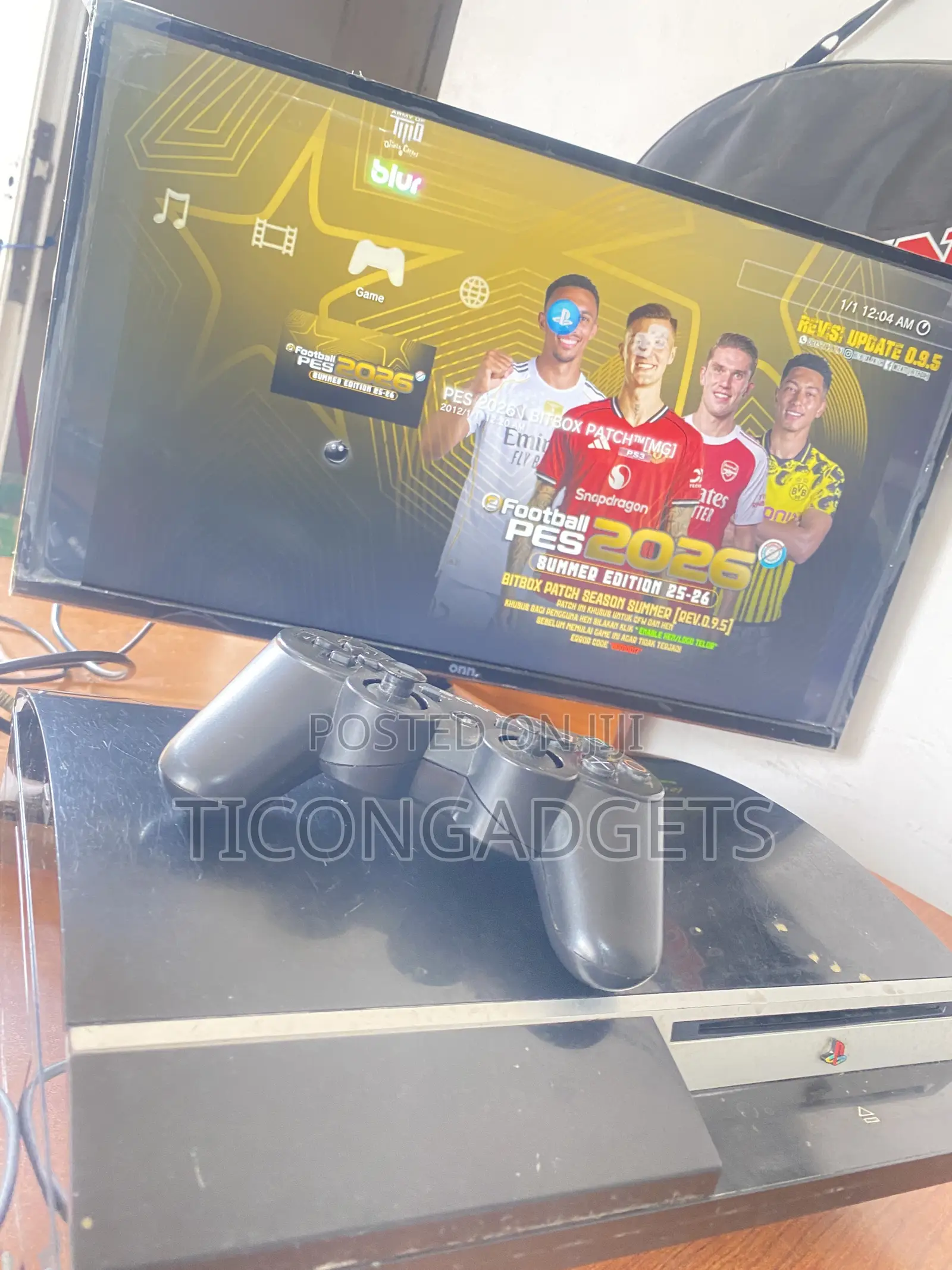 PS3 Fat With Games and One Pad