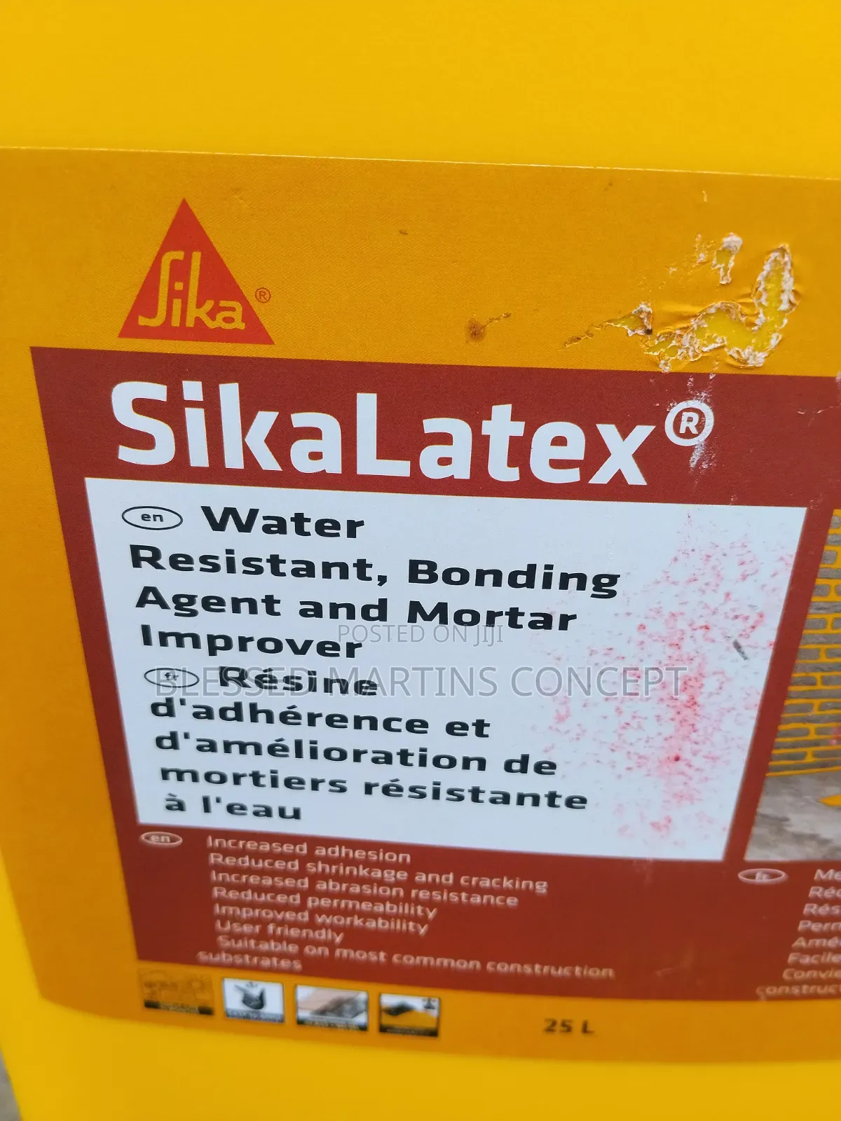 25 LTR Sika Latex Water-Resistant, Bonding Agent and Motar Improver