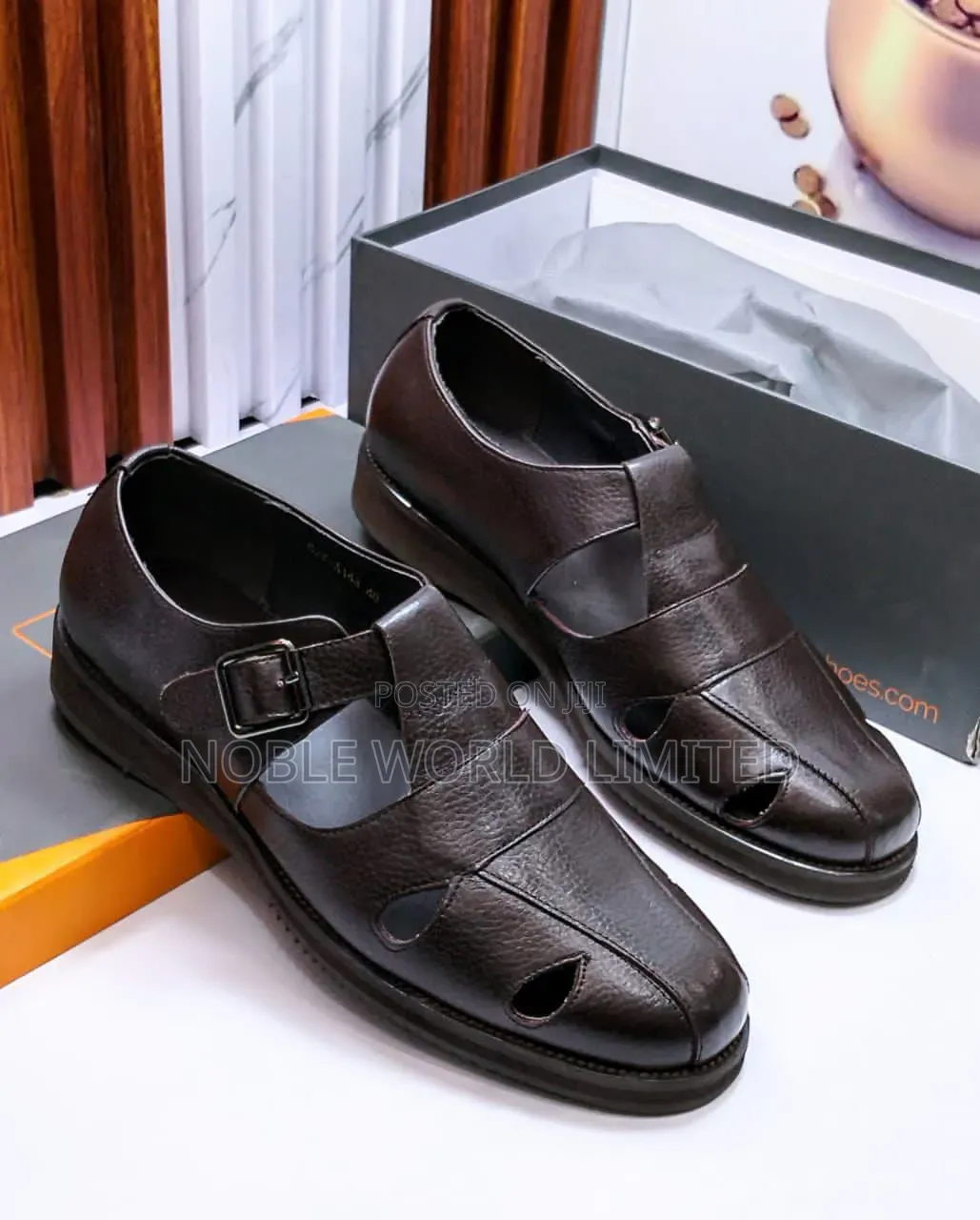 OGGI Black/Brown Sandals ABL Tf