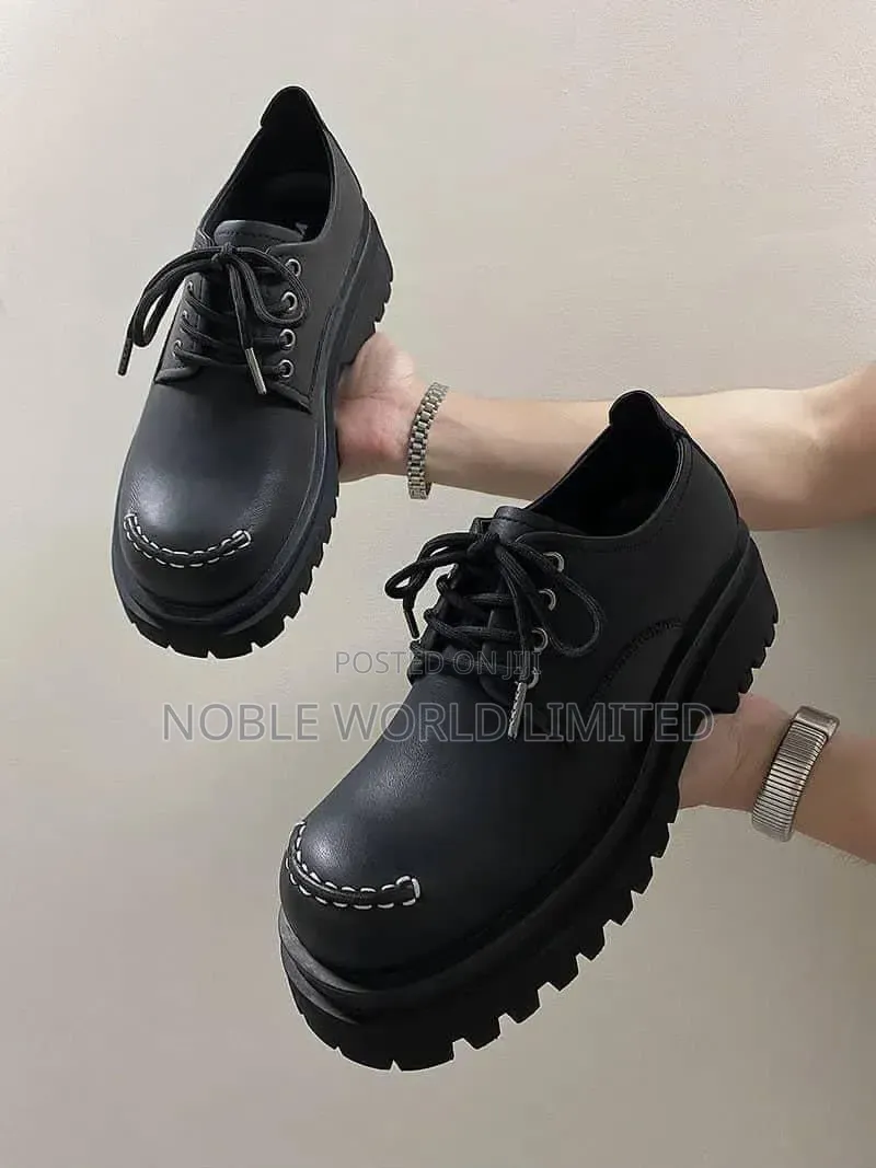 Black High Grade Chunky Shoes ABL 7m