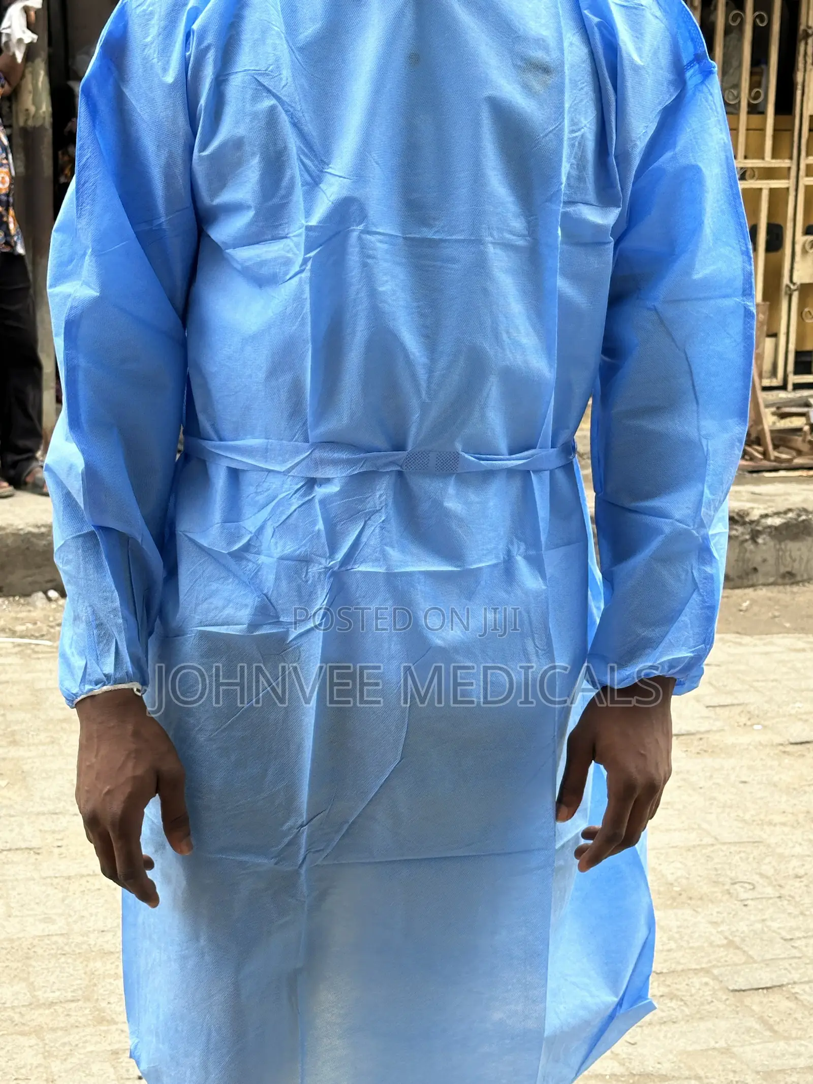 Blue Isolation Gown Pack of 10
