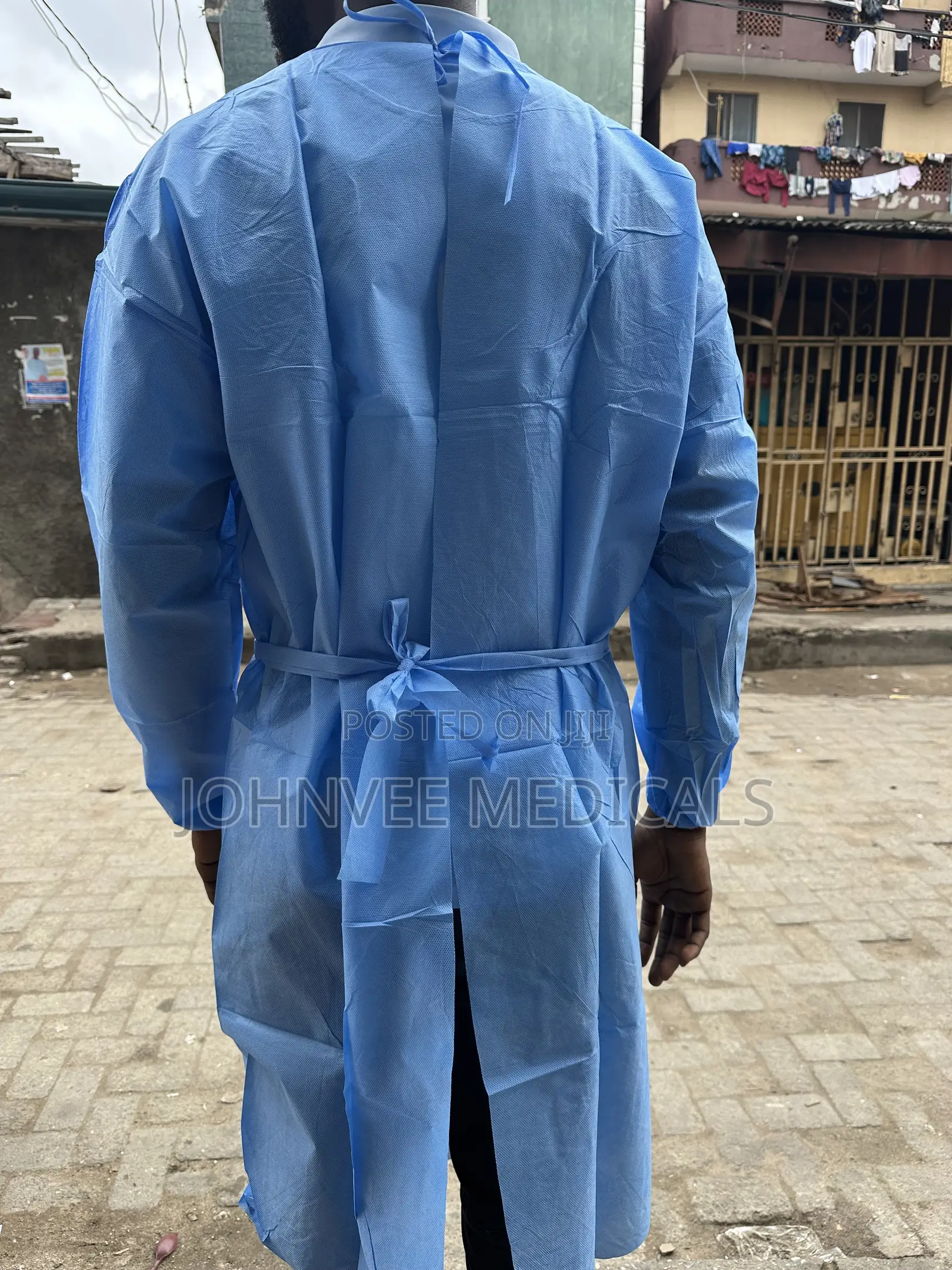 Blue Isolation Gown Pack of 10