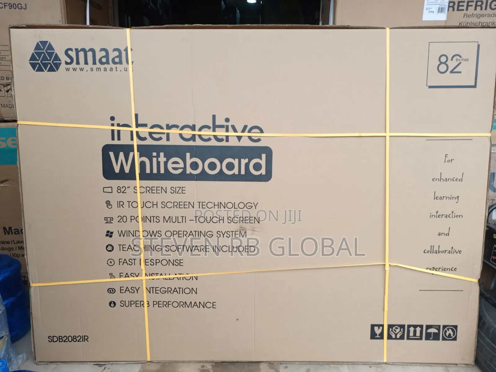 Smaat 82” Interactive Whiteboard | Sdb2082ir