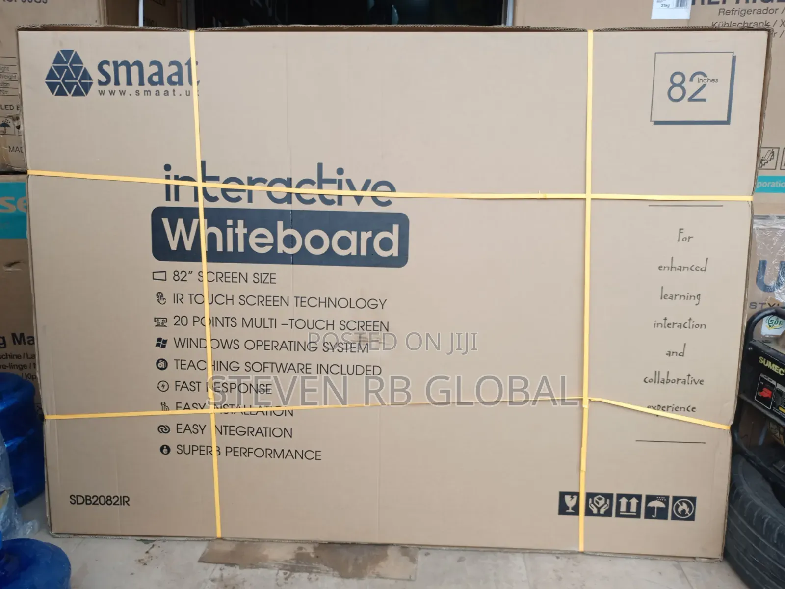 Smaat 82” Interactive Whiteboard | Sdb2082ir