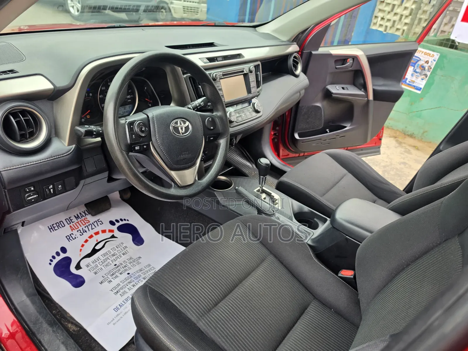 Toyota RAV4 XLE AWD (2.5L 4cyl 6A) 2013 Red