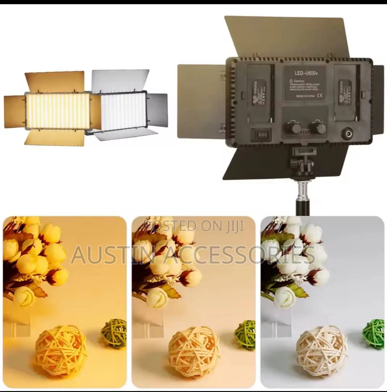 Professional Photo Video Led Light Kit Varicolor Pro Led 600
