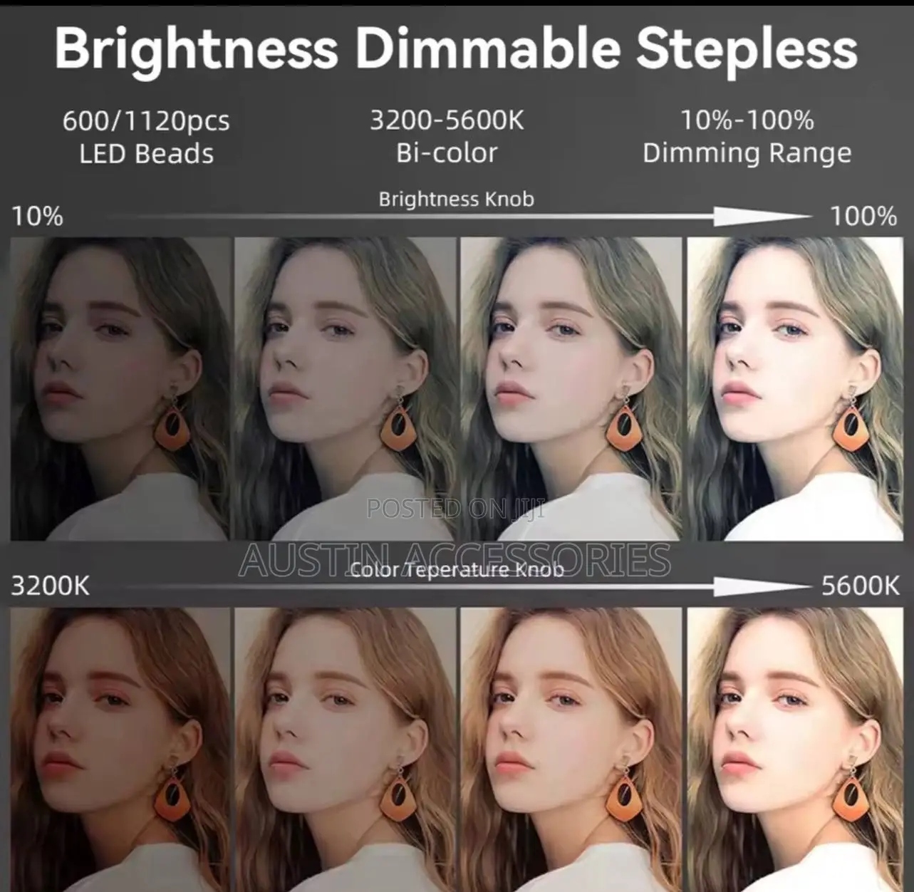 Professional Photo Video Led Light Kit Varicolor Pro Led 600