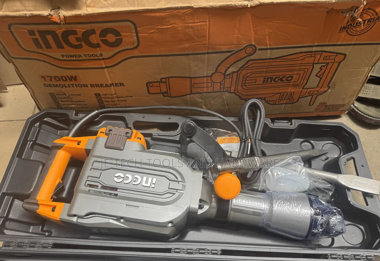 Heavy Duty 1700W Demolition Breaker (Model PDB17008)