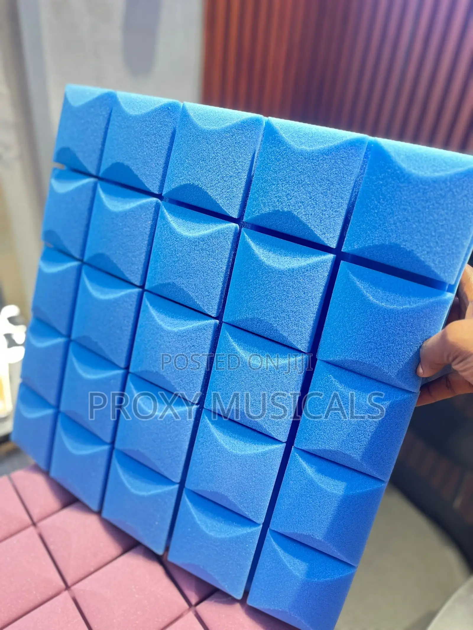 Acoustic Wall Foam Soundproof Panel 50cm*50cm - (Pack of 10pcs)