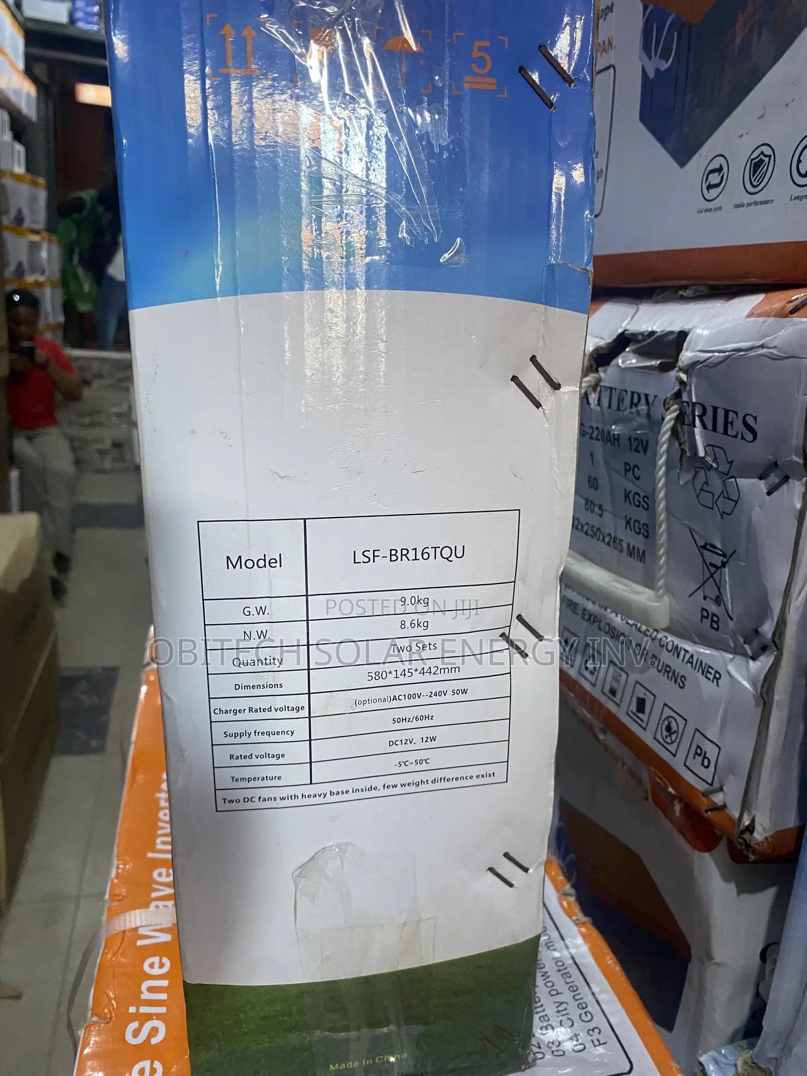 16 Inches Solar Fan