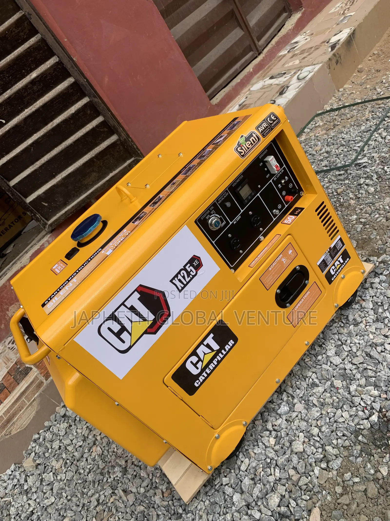 CAT Soundproof Generator 12.5kva 100% Copper Coil