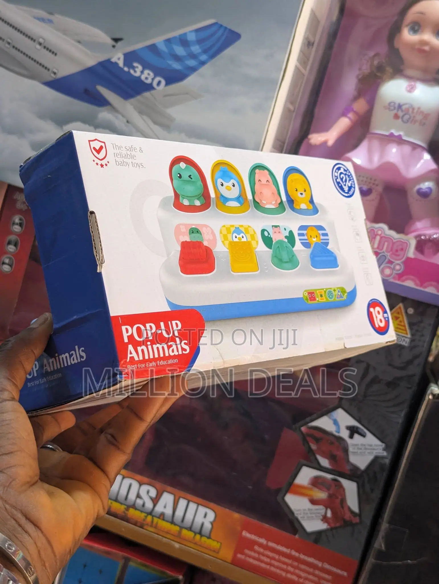 Pop Up Animals Toy Age 18mnth+