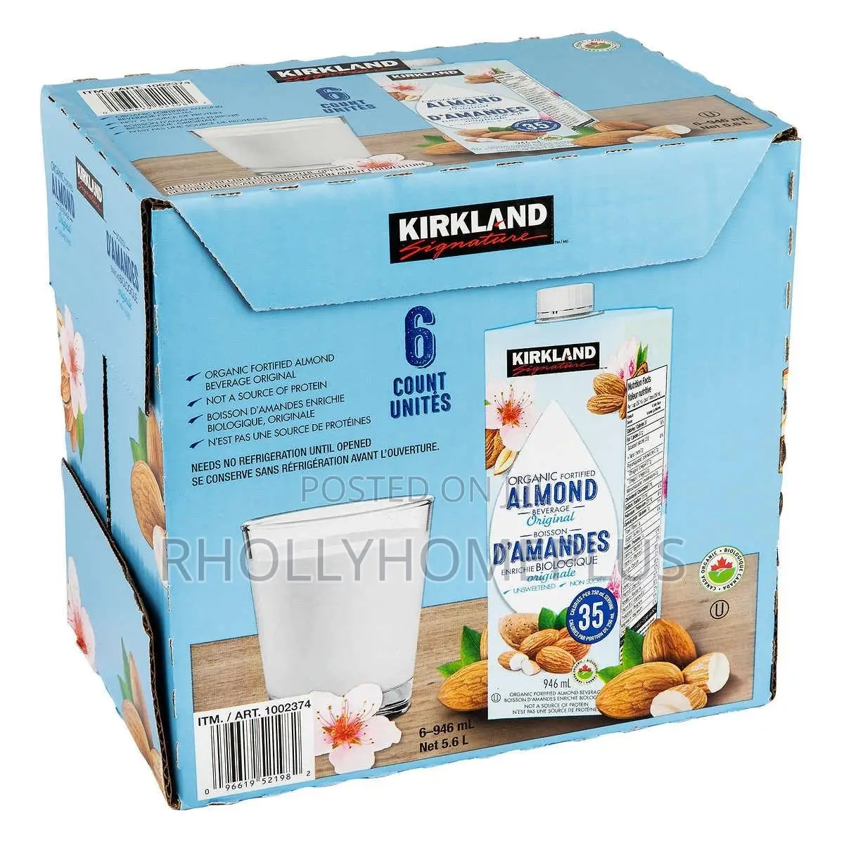 Kirkland Almond Non Diary Beverage