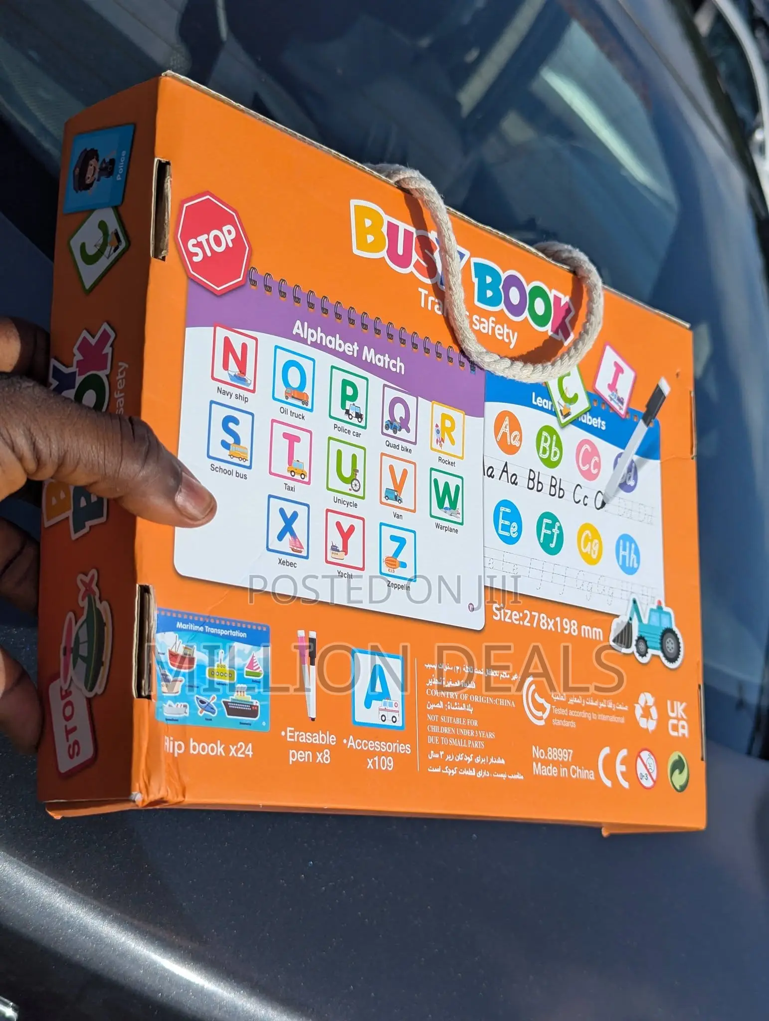 Busy Book Traffic Safety 24 Activities Kids Toy Ages 3+