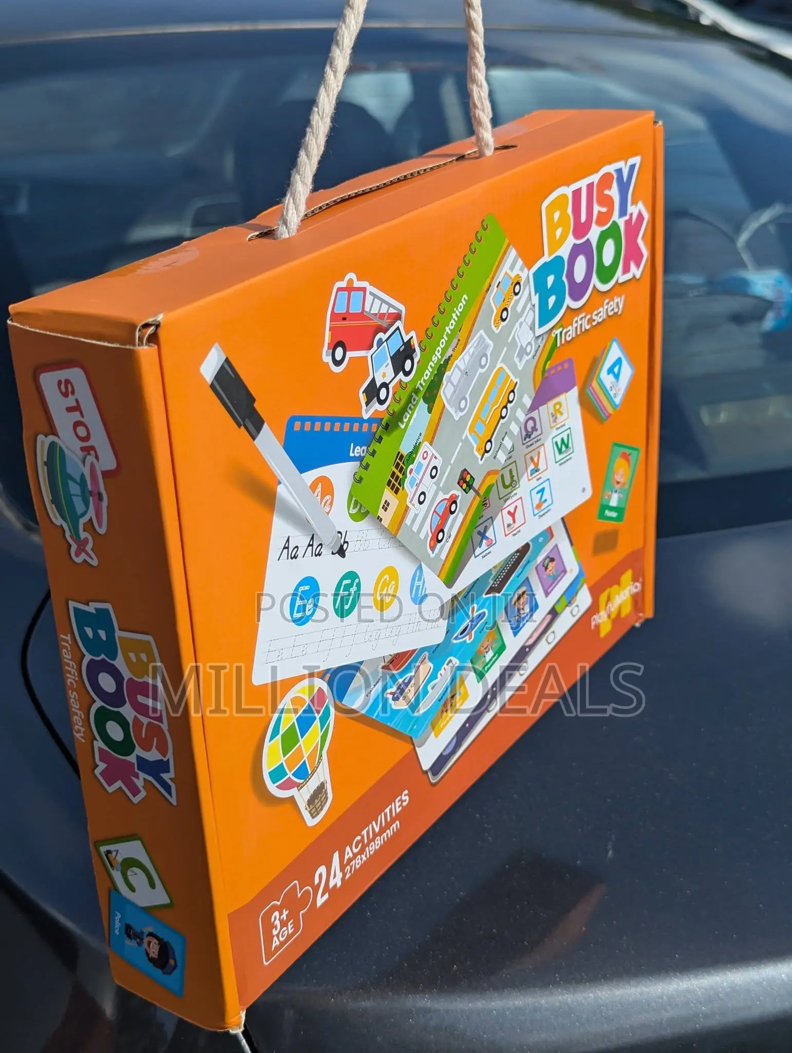 Busy Book Traffic Safety 24 Activities Kids Toy Ages 3+