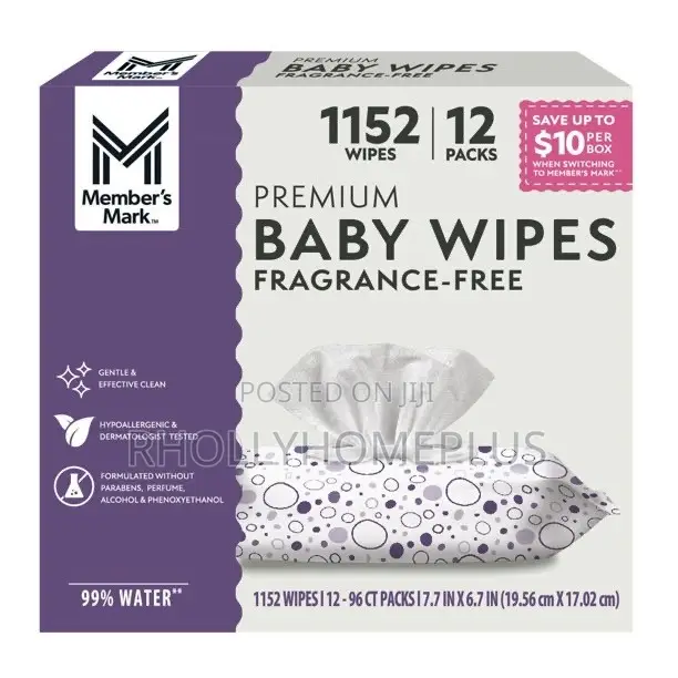 Member’s Mark Baby Wipes(1152 Pieces)
