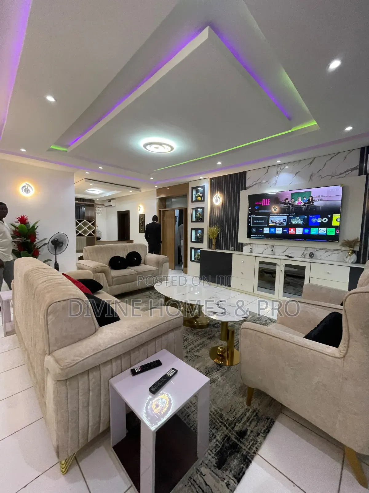 Furnished 3bdrm Block of Flats in Wuye for rent