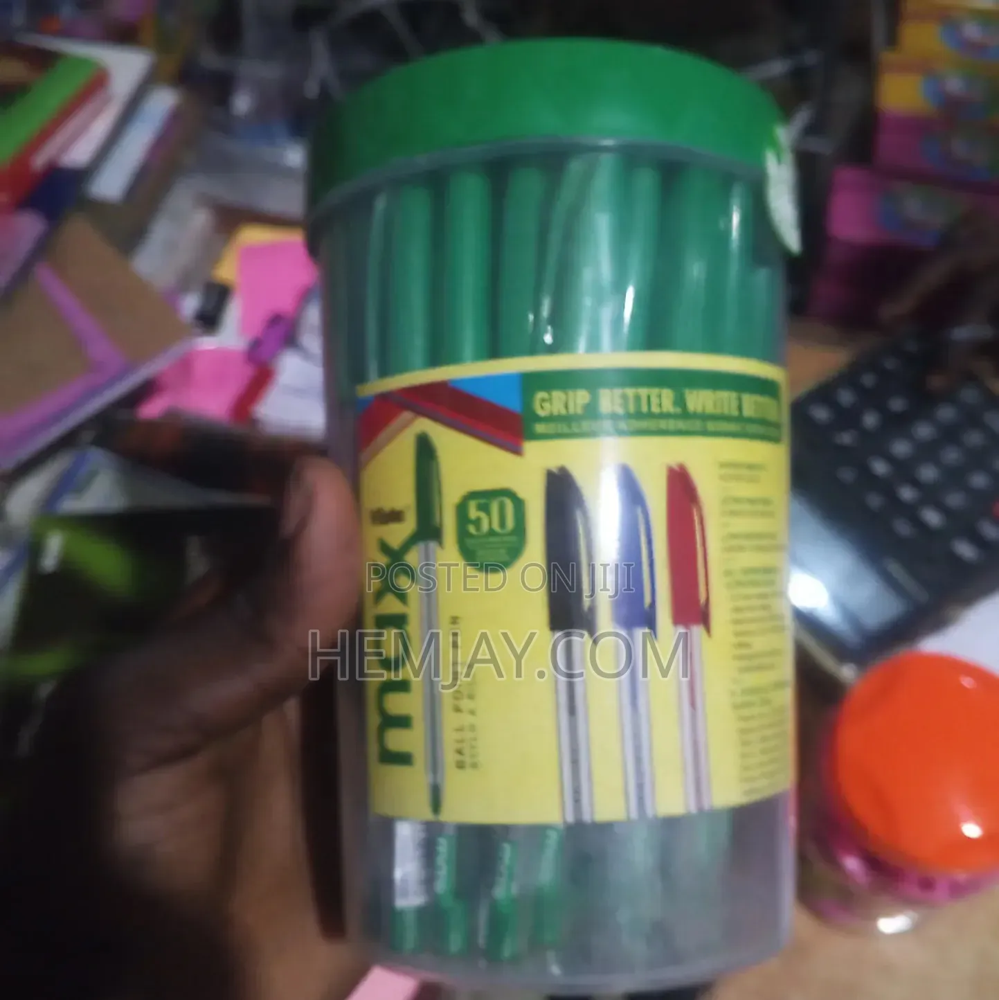 (50pcs) Pack of Quality Green Pen/Biro  