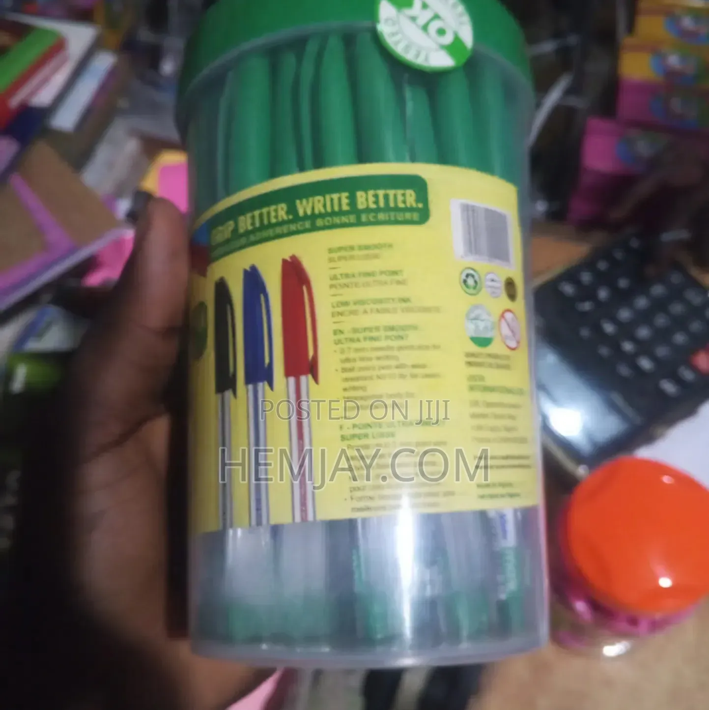(50pcs) Pack of Quality Green Pen/Biro  