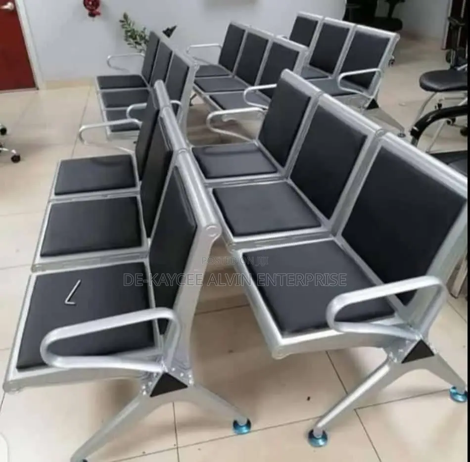 3-Seater Reception Waiting Chairs