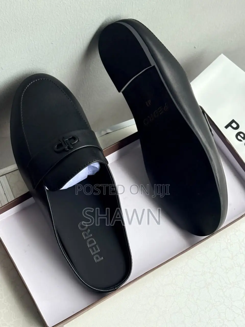 Pedro Luxury Leather Mules