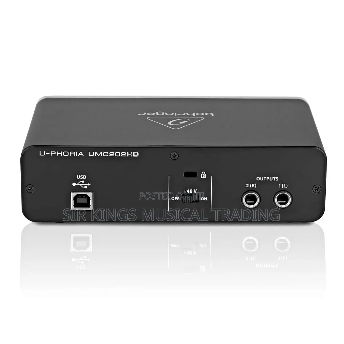 Behringer U-Phoria Umc202hd Studio Sound Card