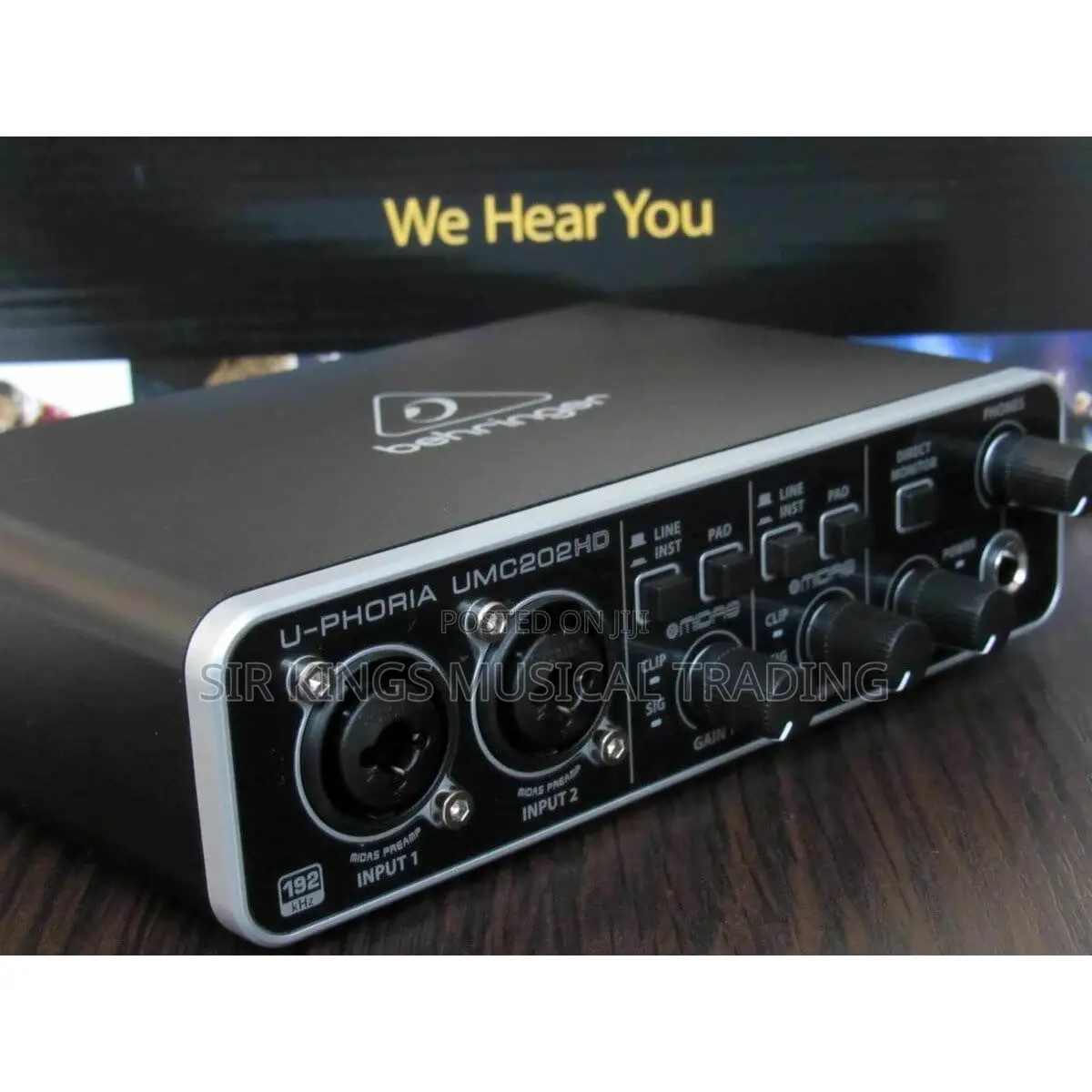 Behringer U-Phoria Umc202hd Studio Sound Card