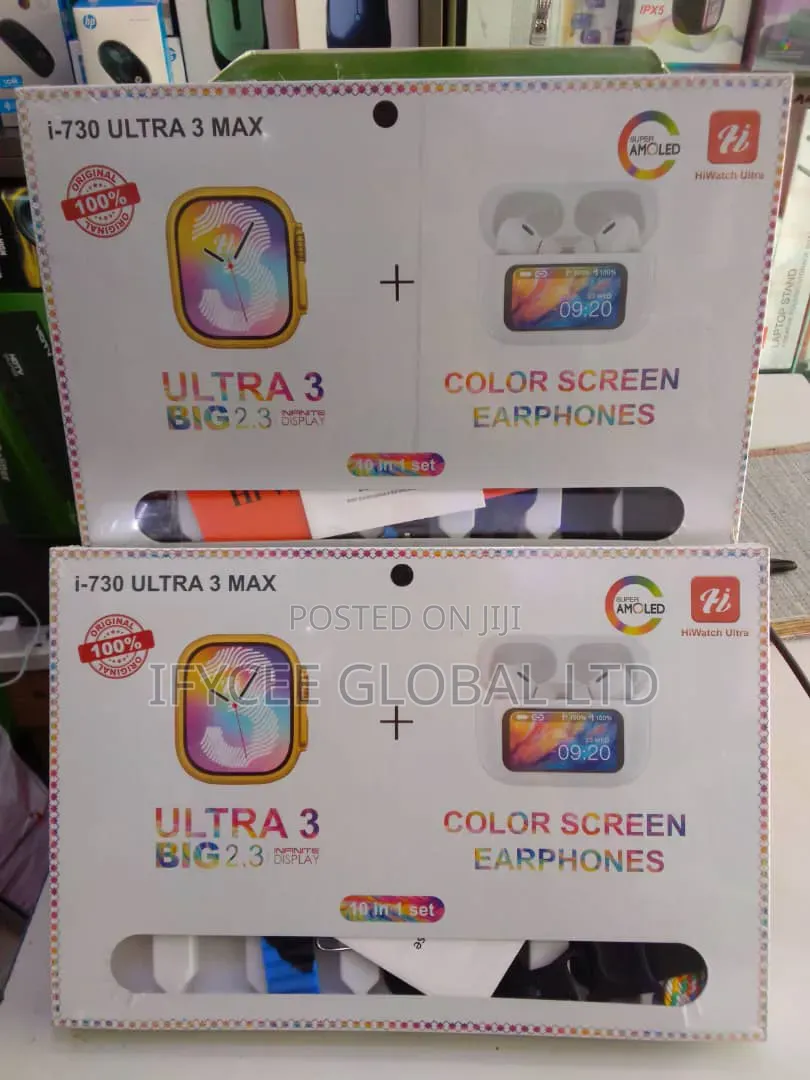I20 Ultra 3 Max Suit 10 in 1 Smart Watch